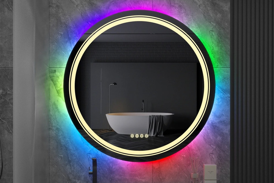 Round LED Wall Mirror